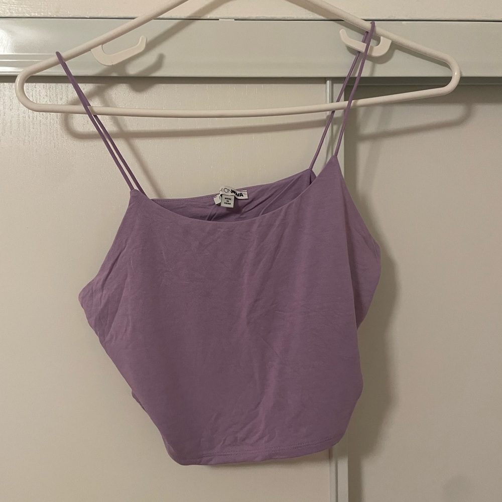 Fashion nova lilac cropped tank